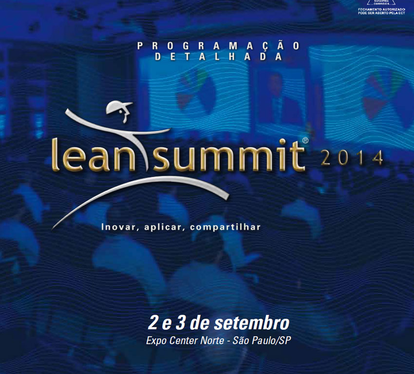 Panneau pour le Lean Summit 2014